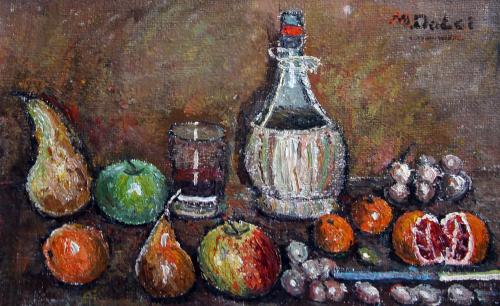  Frutta- 35x50- Olio- Anni '70[0275]
