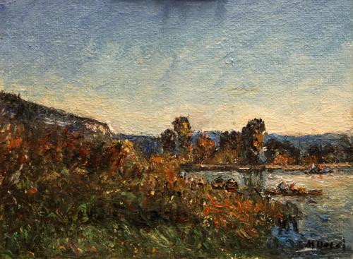 Torbiera- 30x40- Olio- Anni '70[0491]