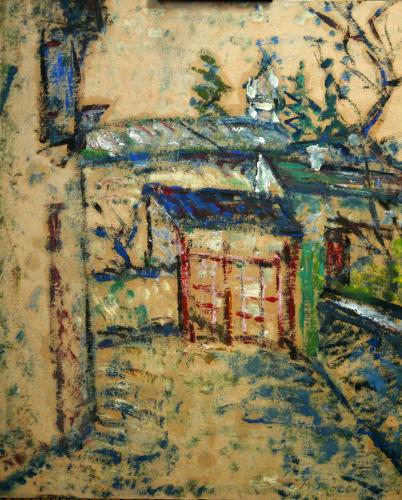  Rustici- 55x45- Olio- Anni '50[0287]