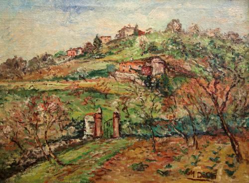 Primavera sui ronchi- 45x60- Olio- Anni '50[0813]