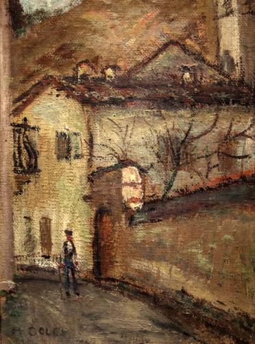 La passeggiata- 27,5x20,5- Olio- Anni '30[0848]