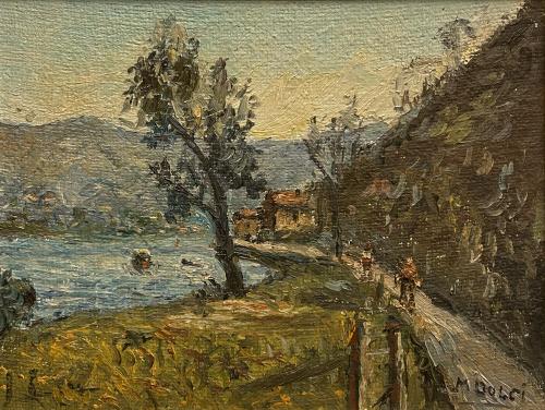 Montisola - 30x40- Olio- Anni '80[0859]